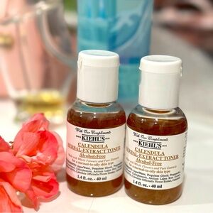 Kiehl's Calendula Herbal Extract Toner Alcohol Free Whole Flowers Pure Extracts